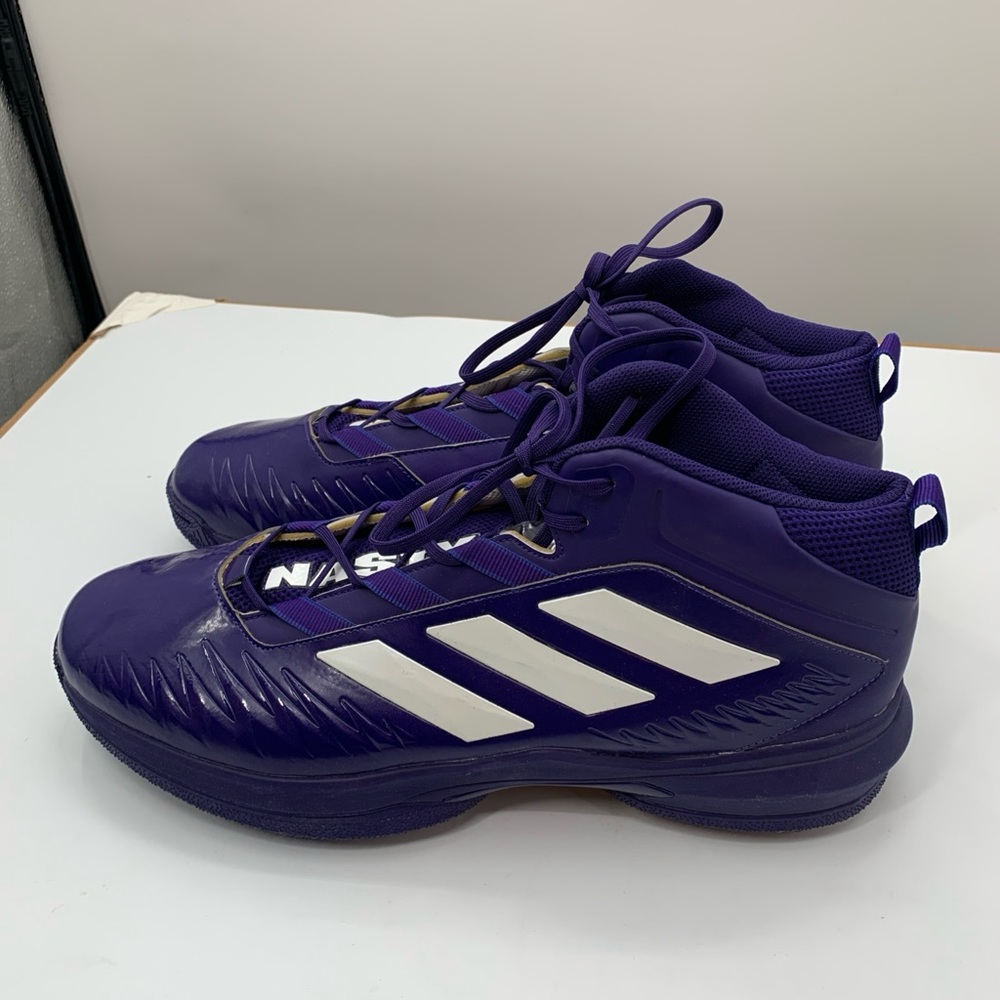 Adidas Men's Nasty Torsion 2e Football Blue Athletic Shoe Men 16 - Picture 2 of 8